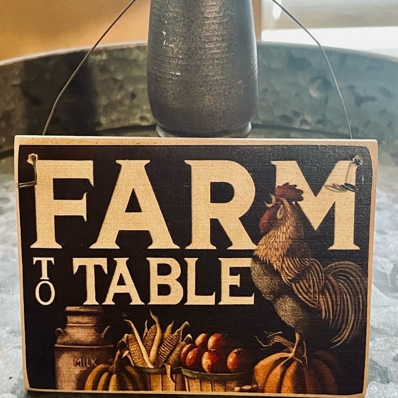 *Farm To Table Rooster Ornament - Picture 11 of 12